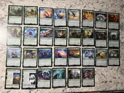 MTG Final Fantasy 2025 COMPLETE COMMON UNCOMMON set w/ 419 CID - Image 5