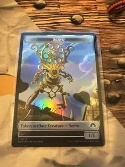 MTG FOIL {Servo Token} // {Thopter Token} - Modern Horizons 3 - Image 1