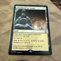 MtG TCG: Avatar TLA, Abandoned Air Temple #0263 Rare - Image 1