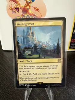 MTG Magic the Gathering: FINAL FANTASY: Starting Town #0289 Rare - NM - Image 1
