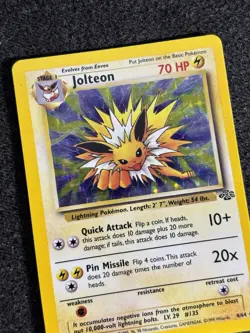 Pokemon Card Jolteon 4/64 Jungle Set Holo Rare WOTC Vintage TCG 1999 LP - Image 5