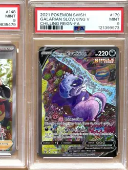 Galarian Slowking V (Alternate Full Art) 179/198 Swsh06: Sword & Shield - Chilling Reign Holo for sale online - Image 1