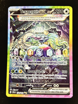 Terapagos ex 170/142 Stellar Crown Special Illustration Rare Pokemon TCG - NM! - Image 1