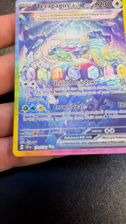 Terapagos ex 170/142 Stellar Crown Special Illustration Rare Pokemon TCG - NM! - Image 2