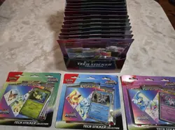 Pokemon Prismatic Evolutions Tech Sticker Collection Case (Lot of 12) Sealed - Image 1