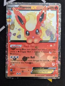 Pokemon TCG Flareon EX RC6-32 Generations: Radiant Collection Holo Nm/Mint - Image 1