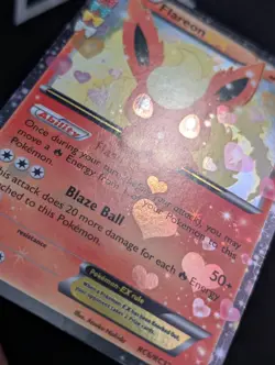 Pokemon TCG Flareon EX RC6-32 Generations: Radiant Collection Holo Nm/Mint - Image 2