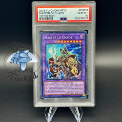 💎 PSA 10 Prismatic Secret Rare Master of Chaos MP23-EN018 1st Edition Yugioh 💎 - Image 1