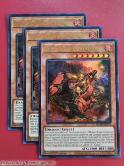 Yugioh Dragon Ruler Deck Core Set 24 card BLMM Redox Tidal Blaster Tempest Baby - Image 4