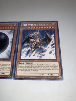 Yugioh Wicked Gods Set - Eraser + Dreadroot + Avatar - Rare KICO 1st Edition HOT - Image 3