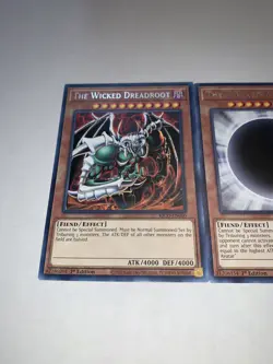 Yugioh Wicked Gods Set - Eraser + Dreadroot + Avatar - Rare KICO 1st Edition HOT - Image 5