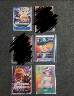 One Piece Alt Art Lot of 4 Cards All NM - Image 1