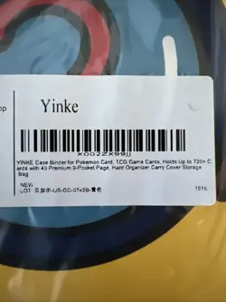 Yinke Case Binder For Pokemon Cards. 720 Plus 40 Sleeves - Image 4