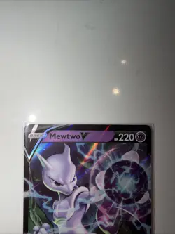 Mewtwo V 30/78 Pokemon Go Ultra Rare Holo Pokemon TCG Card NM - Image 3
