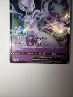 Mewtwo V 30/78 Pokemon Go Ultra Rare Holo Pokemon TCG Card NM - Image 4