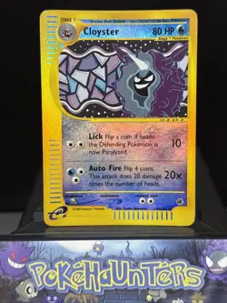 Pokemon Card Cloyster 42/165 Expedition Rare Reverse Holo WOTC Played - Image 1