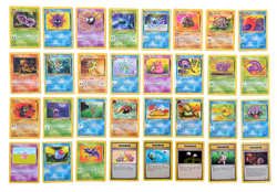 Pokemon Fossil Complete Uncommon and Common 32 Card Unlimited Set 31-62 NM/Mint - Image 1