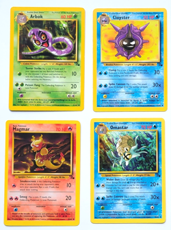 Pokemon Fossil Complete Uncommon and Common 32 Card Unlimited Set 31-62 NM/Mint - Image 2