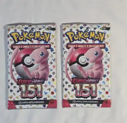 Pokemon TCG Scarlet and Violet 151 x1 Booster Pack (10 cards) Sealed - FRENCH! - Image 1