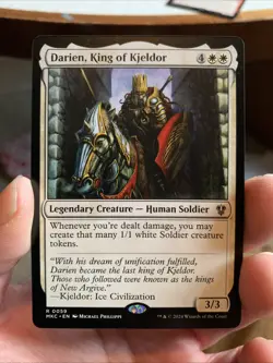 Darien King of Kjeldor MTG Magic the Gathering Card NM Near Mint MKC - Image 1