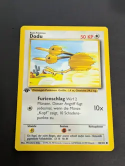 NM - Doduo - 48/102 - 1st Edition - Base Set - German - Pokemon Card - Image 1