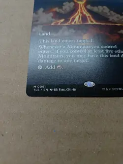 Volcano of Roku's Island TLE #61 Non-Foil Full Art NM MTG - Image 2