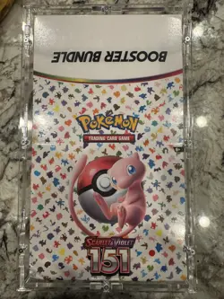 Pokemon Scarlet Violet 151 Booster Bundle Display Factory SEALED with acrylic!!! - Image 1