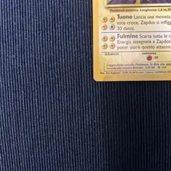 Pokemon carta Zapdos holo - Fossil 15/62 - vintage 1999 - ita - Image 4