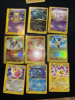 Pokemon Vintage Ereader Lot - Expedition Skyridge Aquapolis Set With Holos - Image 2