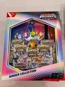 3x Pokemon TCG: Scarlet & Violet Prismatic Evolutions Binder Collection New - Image 1
