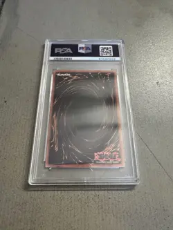 Yu-Gi-Oh! PSA 9 Tri-Horned-Dragon / 1st Edition / LOB-000 Secret Rare / English - Image 2