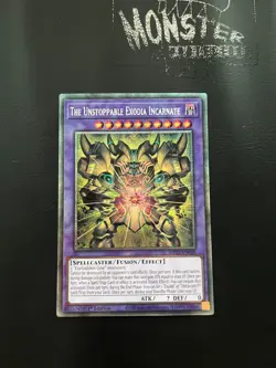 YUGIOH THE UNSTOPPABLE EXODIA INCARNATE STARLIGHT RARE MP25-EN008 1ST EDITION - Image 1