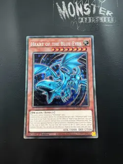 YUGIOH HEART OF THE BLUE-EYES STARLIGHT RARE MP25-EN013 1ST EDITION - Image 1