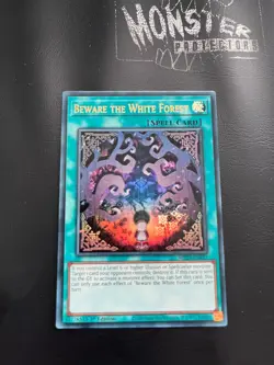 YUGIOH BEWARE THE WHITE FOREST ULTRA RARE MP25-EN227 1ST EDITION - Image 1