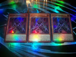 3x Bystial Saronir 1st Edition Ultra Rare CH01-EN012 Yu-Gi-Oh! - Image 1