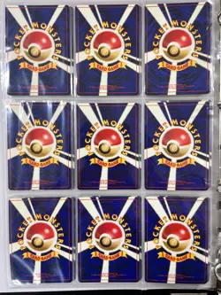 Lot 54 Vintage Japanese Pokemon Card Set LP Ex Old Back Holo Dark Charizard - Image 5