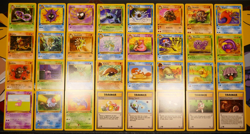 LP/HP (1st edition)COMPLETE Pokemon FOSSIL Set Card UNCOMMON/COMMON Kabuto 50/62 - Image 1