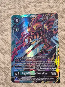 Digimon Card Game TigerVespamon ACE BT23-045 SR BT23 Hackers Slumber NM - Image 1