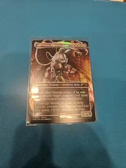 Magic The Gathering x Marvel Legends Agent Anti-Venom Foil Promo Card - Image 1