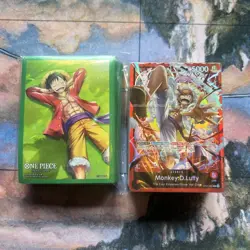 One Piece Starter Deck EX Gear 5 ST-21 Sealed Deck & Card Sleeves-NO Bonus pack - Image 1