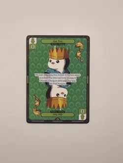 Vibes TCG 'Got 'Em!' Rare Card Enter the Huddle Pudgy Penguins 95/200 - Image 1