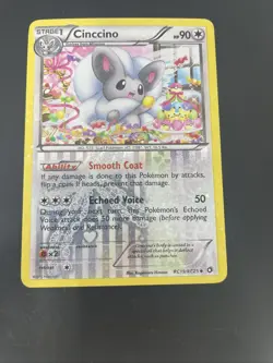 Minccino RC18/RC25 Cinccino Reverse Holo RC19/RC25 Pokemon Cards - Image 5