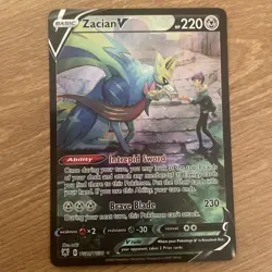 Zacian V TG21/TG30 Astral Radiance Trainer Gallery English Pokemon Card - Image 1