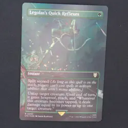 Legolas's Quick Reflexes FOIL MTG Commander Lord of the Rings Rare 493 NM - Image 1