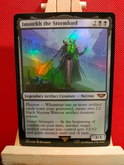 Imotekh the Stormlord FOIL - Warhammer 40,000 - Mythic - NM - MTG - Image 1