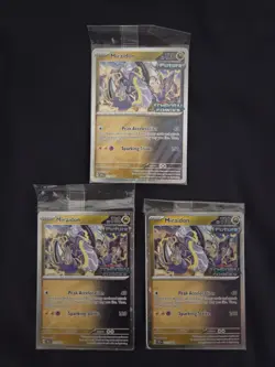 Miraidon 121/162(Cosmos Holo - Best Buy)Pokemon Temporal Forces -SEALED LOT OF 3 - Image 1