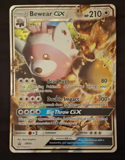 Pokemon TCG Set of 3 Jumbo Black Star Promos Blastoise EX/Bewear GX/Umbreon GX - Image 4