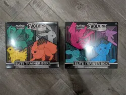 Pokemon TCG Evolving Skies ETB Elite Trainer Box Factory Sealed Set of 2 w/case - Image 2