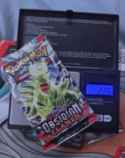 Pokemon Obsidian Flames, 22.6g!(Very Heavy!!)Booster Pack Factory Sealed - Image 1