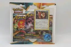 Pokemon TCG Darkness Ablaze 3-Pack Blister Eevee Promo NEW - Image 1